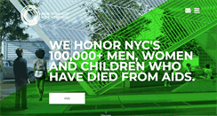 Desktop Screenshot of nycaidsmemorial.org